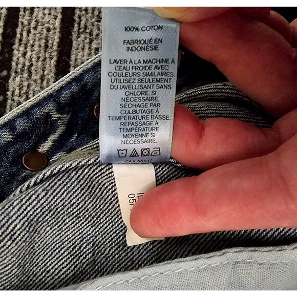 Express Jeans Light Wash Denim Jacket S - Picture 7 of 9